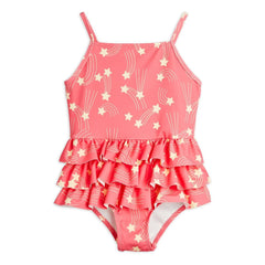 Mini Rodini - Flying Stars Geri Dönüştürülmüş Lifler Mayo | Pembe