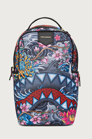 Sprayground - Schwarzer Rucksack mit japanischem Tattoo-Motiv 910B8862NSZ