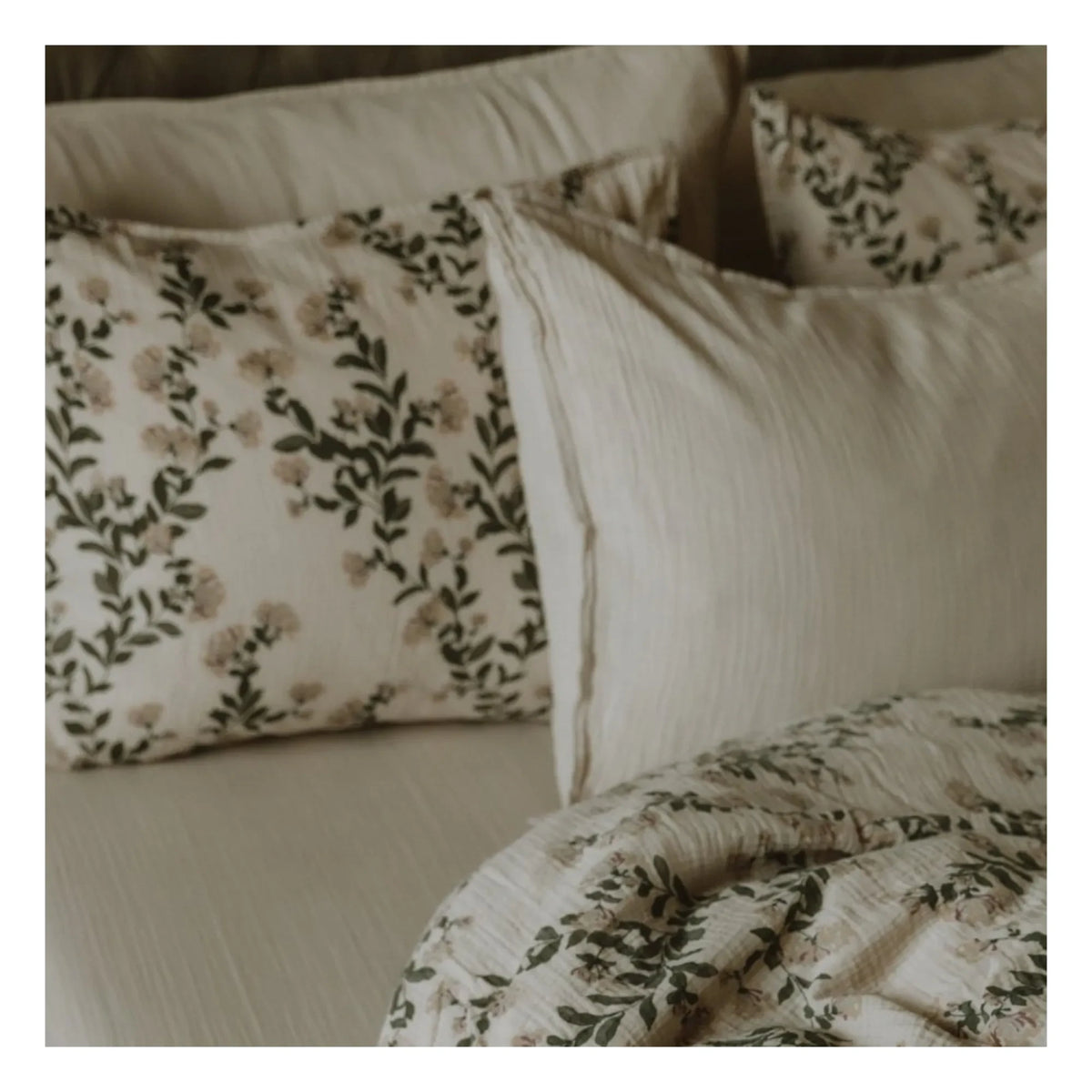 garbo&friends - Cotton Chiffon Pillowcase | Nude