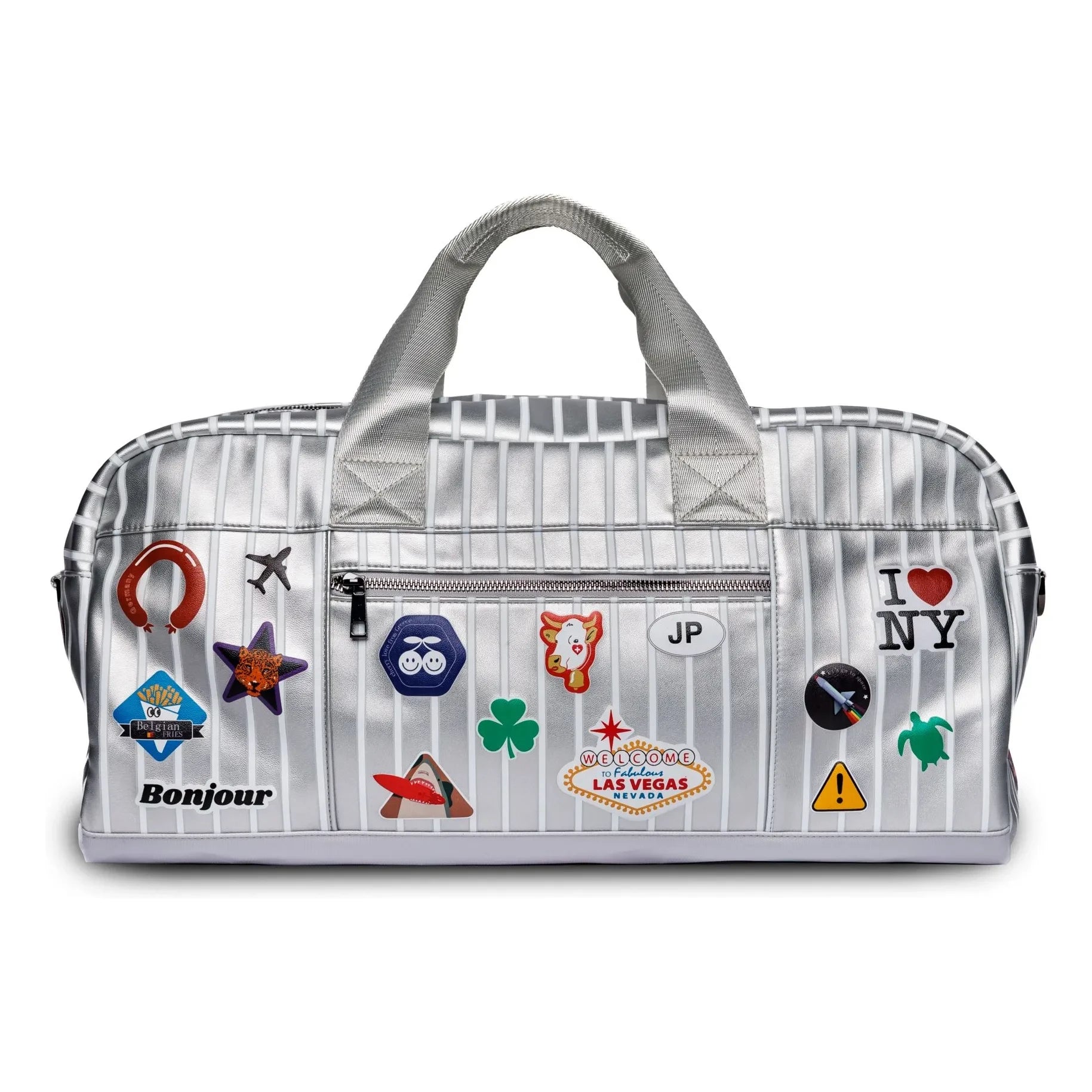 Jeune Premier - Caroline Jetsetter Weekend Bag | Silver
