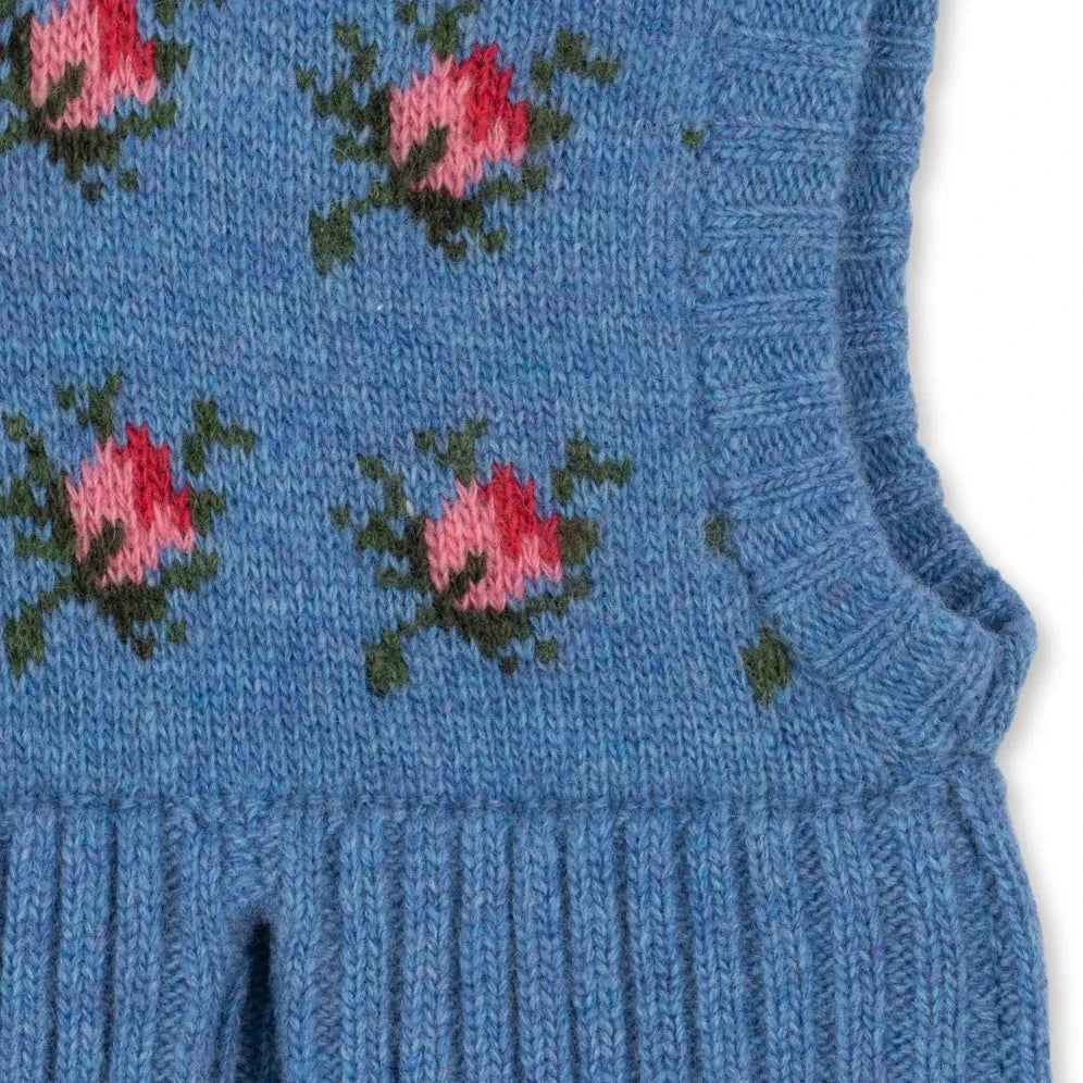 Konges Sløjd - Balaclava de Lana Belou Roses | Azul