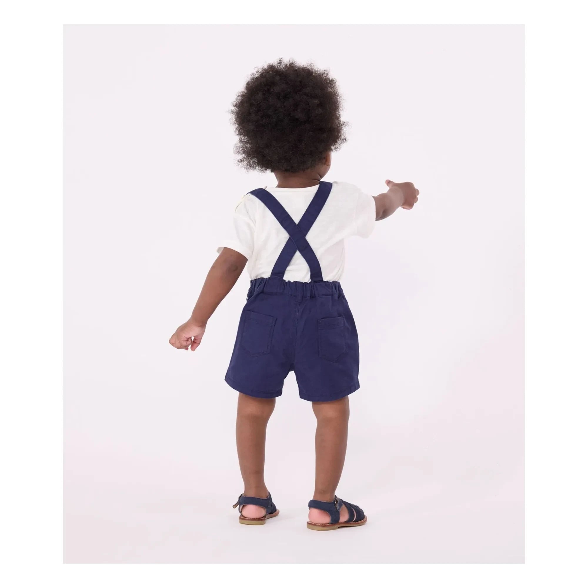 Petit Bateau - Mufasa Bio-Baumwoll-Trägerhose | Marine