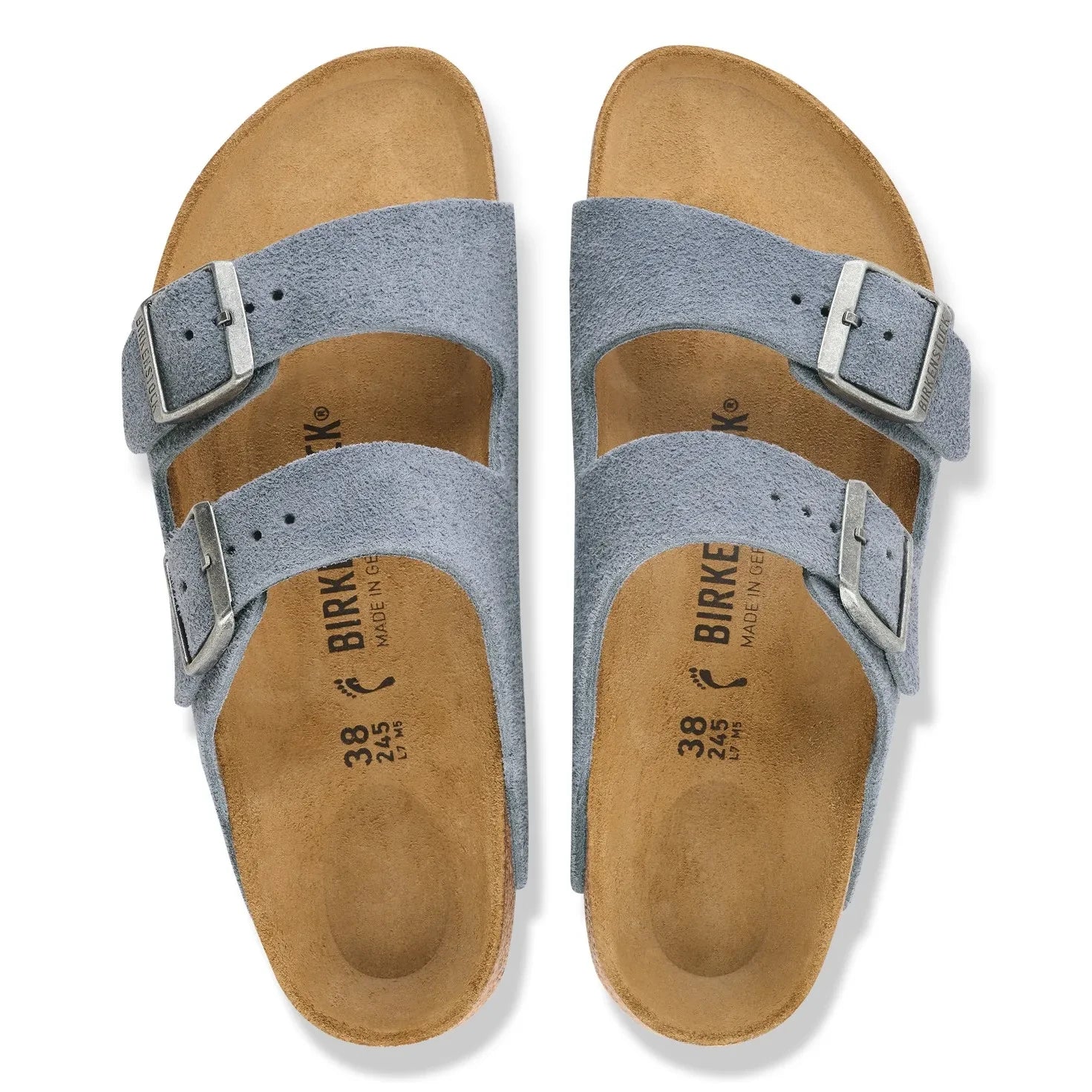 BIRKENSTOCK - Arizona Wildleder-Sandalen | Blau