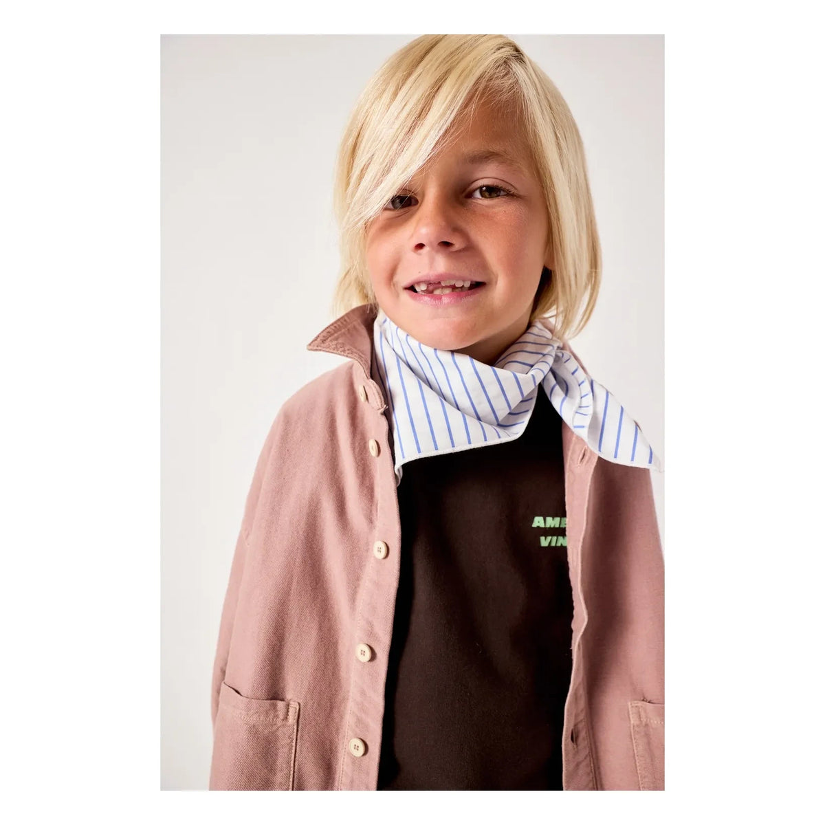 American Vintage - Lofway Denim Camisa | rosa jaspeado