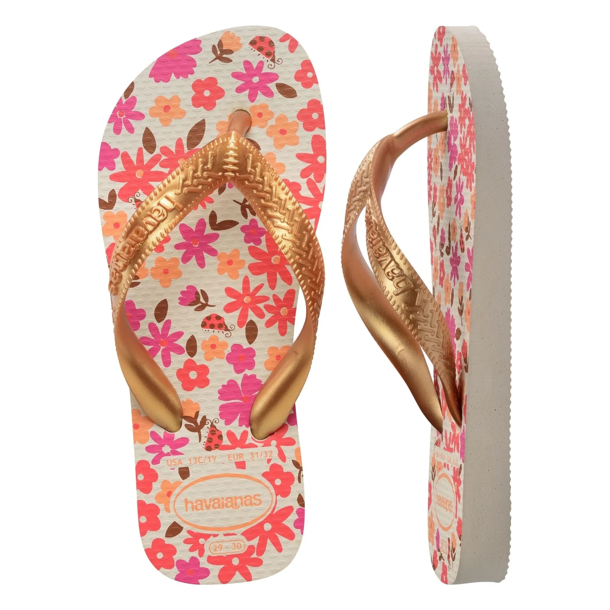 Havaianas - Flores parmak arası terlik | Bej