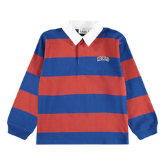 Molo - Relz Striped Organic Cotton Polo | Blue