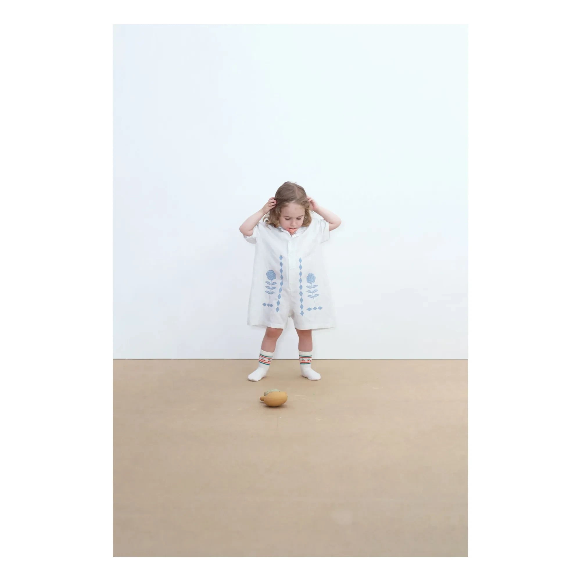 Tinycottons - 2 Çift Kiraz Çorap Seti | Soluk Sarı
