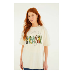 Farm Rio - Brasil Camiseta | Crudo