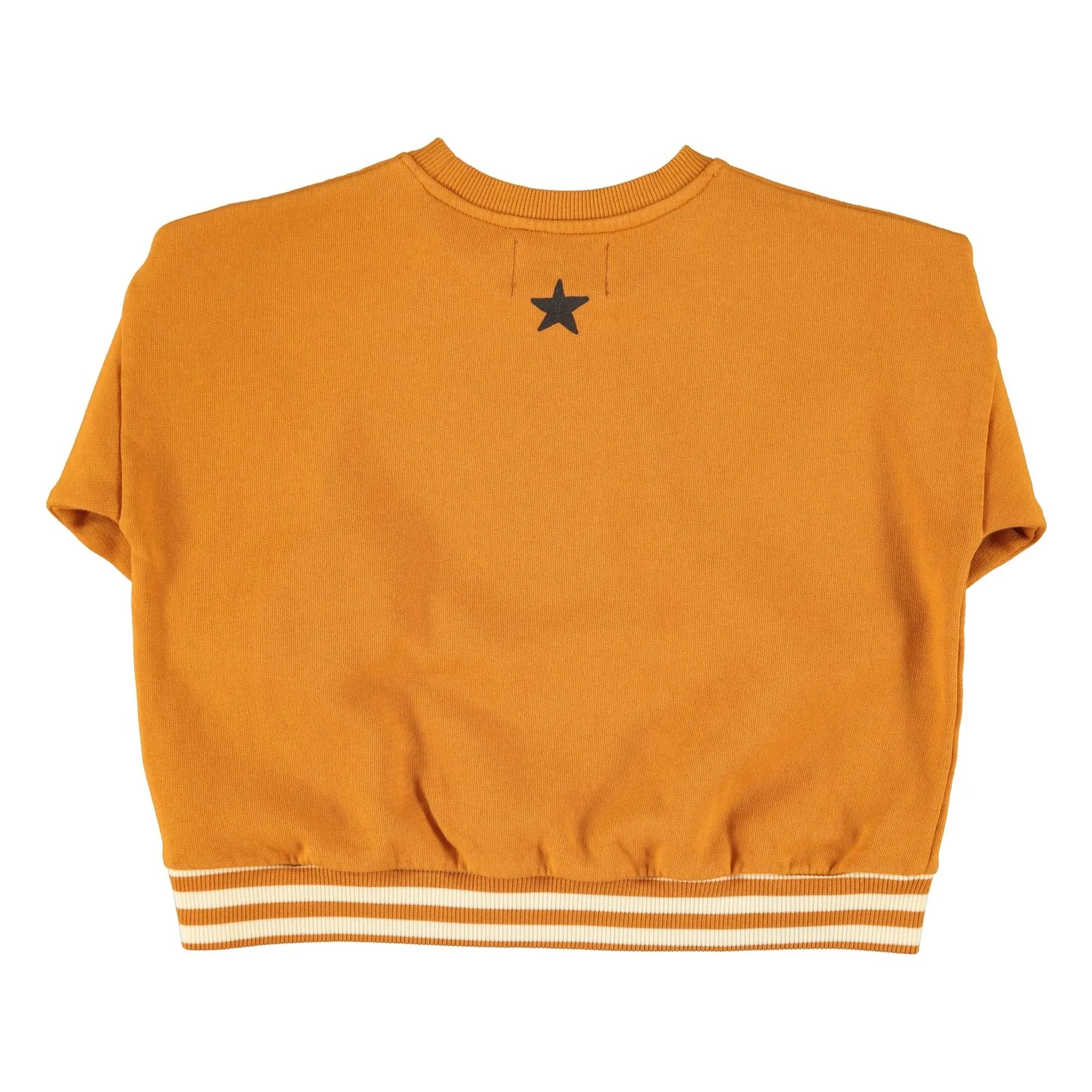 Piupiuchick - School Trip organik pamuk sweatshirt | Camel