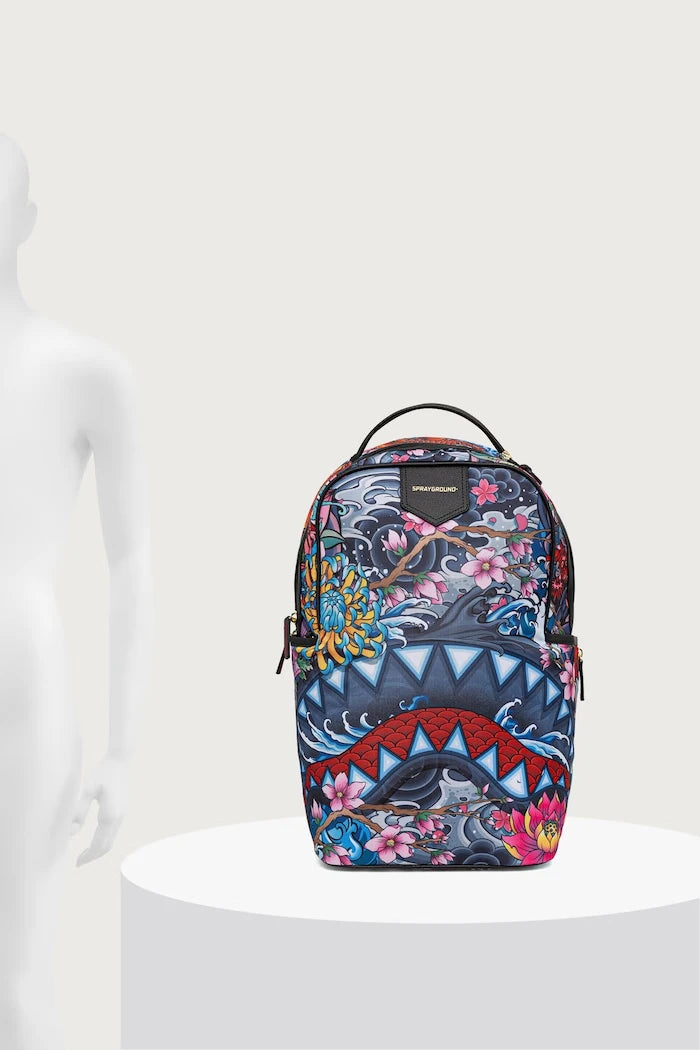 Sprayground - Schwarzer Rucksack mit japanischem Tattoo-Motiv 910B8862NSZ