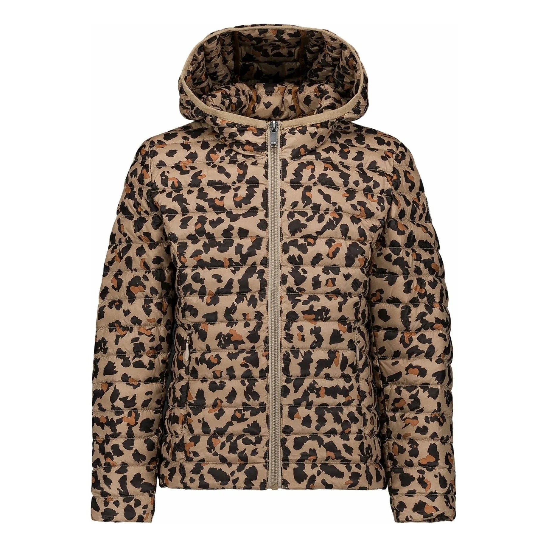 Jott - Carla Leopar şişme mont | Bej