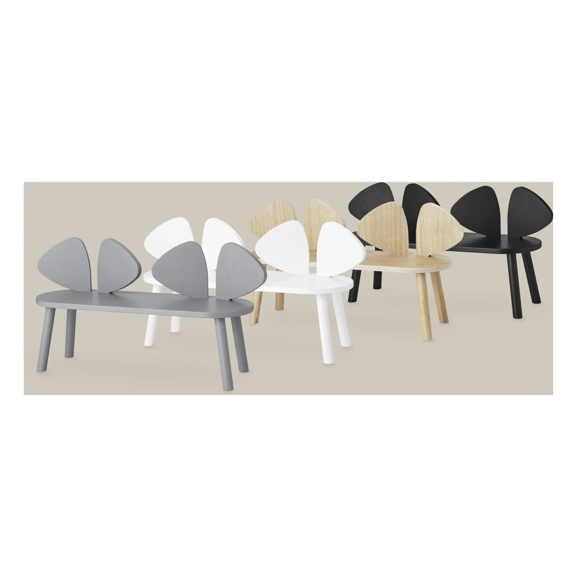 Nofred - Meşe Mouse Bench | Meşe