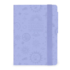 Legami - Notebook with Blank Pages and Monochrome Soft Cover - Cosmic Lilac - My Notebook
