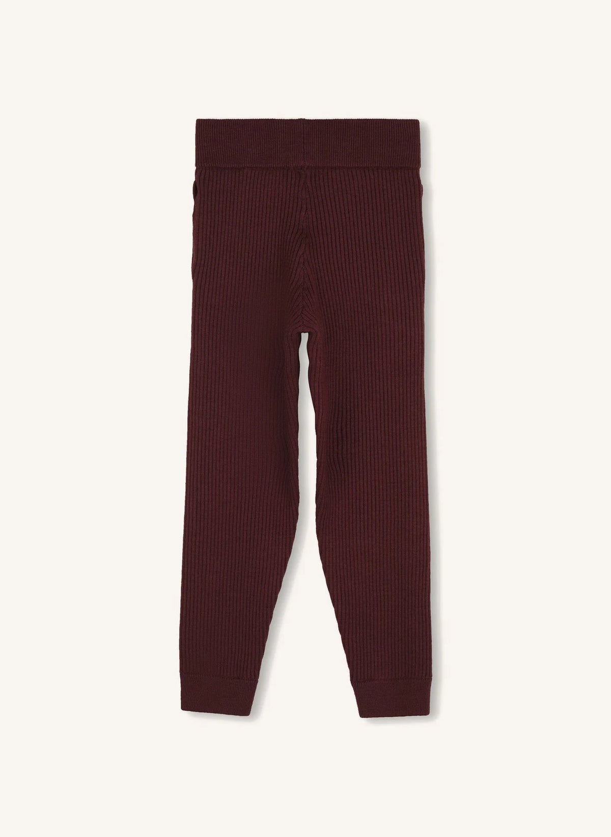 Chloé - Strickhose aus Bio-Baumwolle | Plum