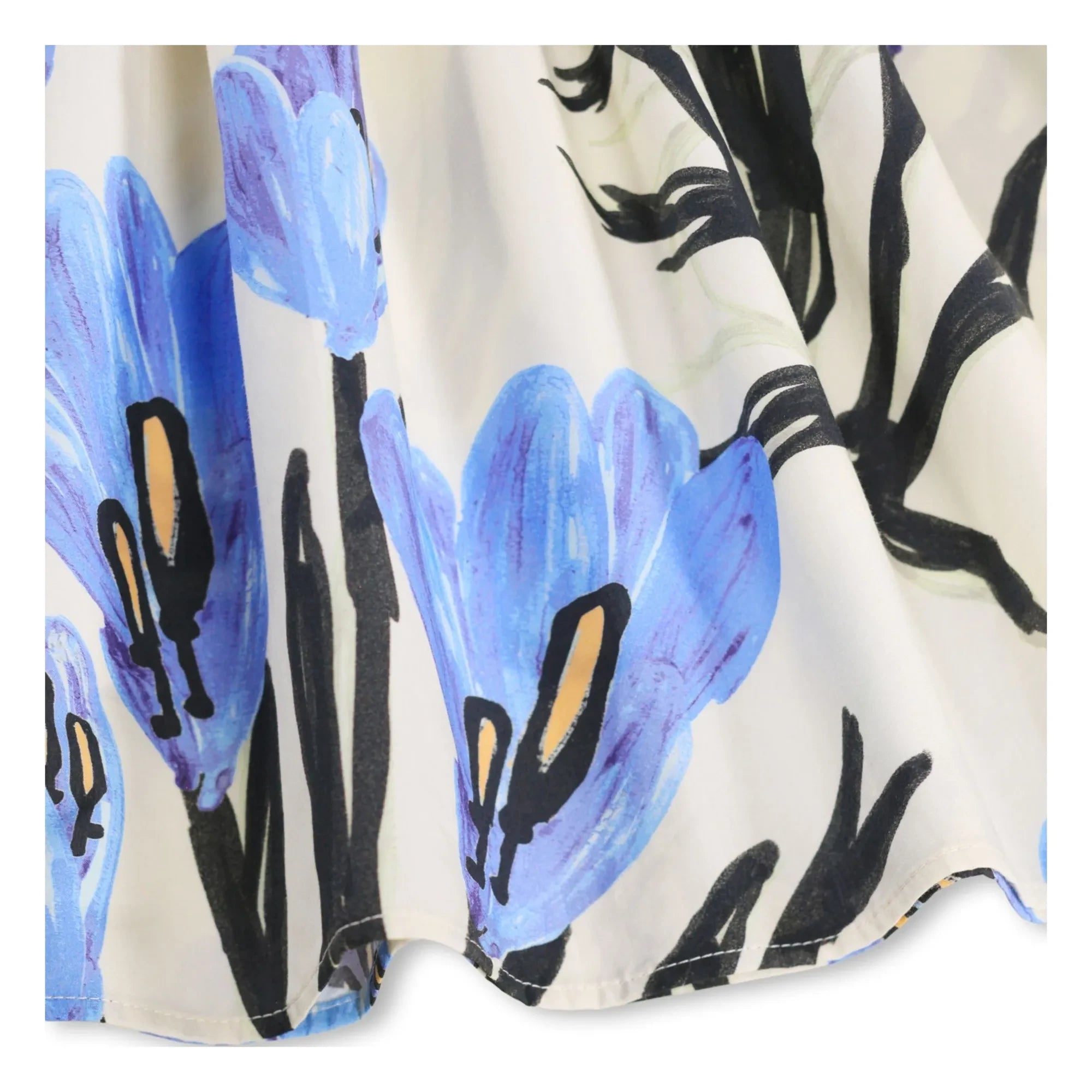 Molo - Vestido floral de algodón orgánico Chipie | Crudo