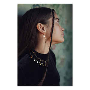 Adorabili - 2-Star Asymmetric Earrings | Gold