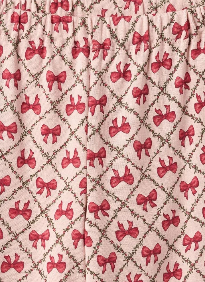 Wheat - Mila Organik Pamuklu Pijama Düğümler | Toz pembe