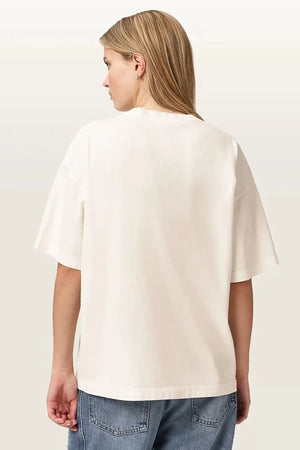 AllSaints تيشيرت قطني نسائي INSIGNIA