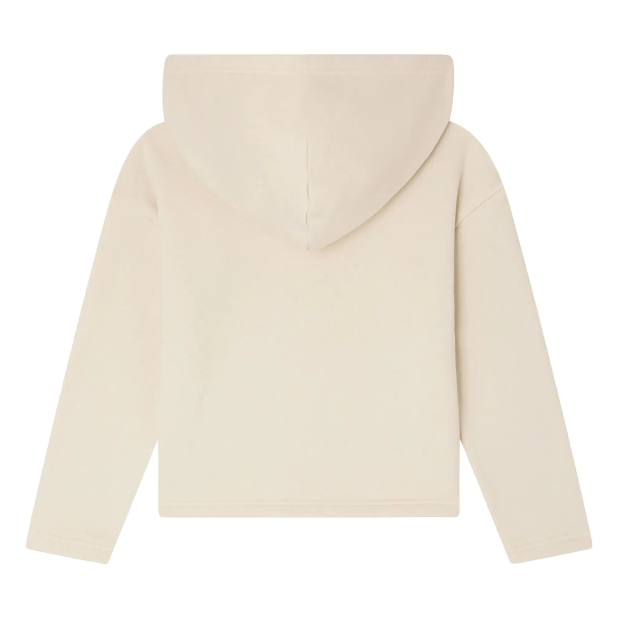 Bonpoint - Carmine Organik Pamuklu Kapüşonlu Sweatshirt | Chalk