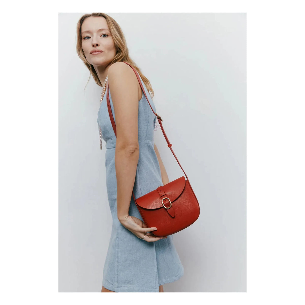 Herbert Frère Soeur - Le Sab June Holly Handbag Leather | Red