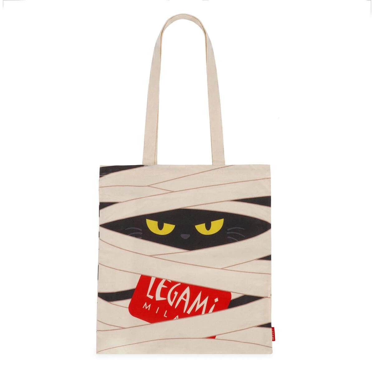 Legami - Cadılar Bayramı Pamuklu Bez Çanta Mumya Kedi