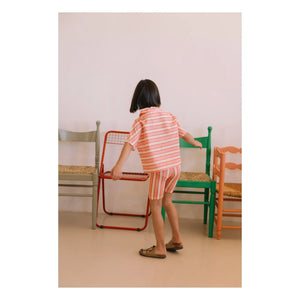 Studio Bohème - Cyclist Jeannie Striped Organic Cotton | Pink