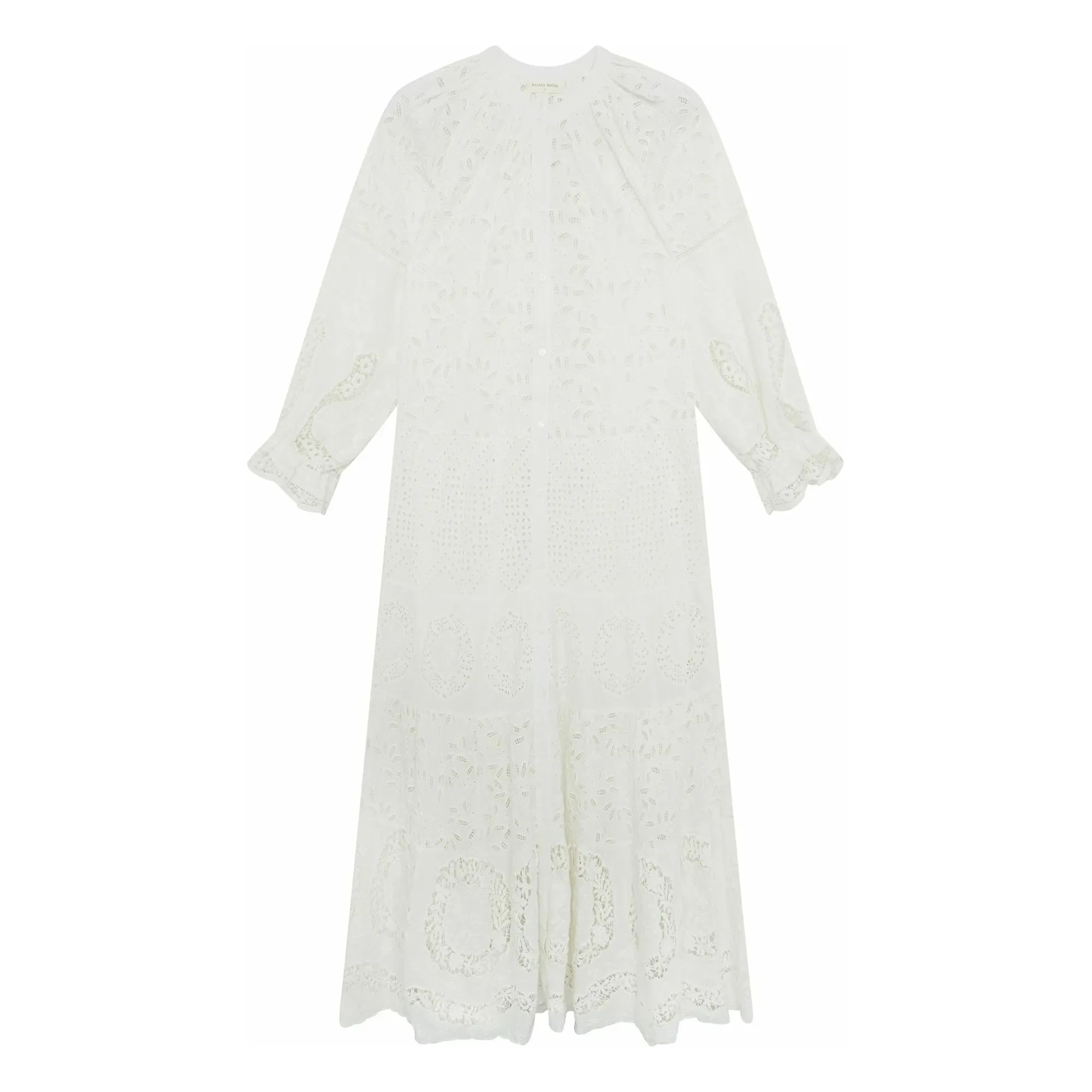 Maison Hotel - Canterbury Patch Elbise Lilibet | Beyaz