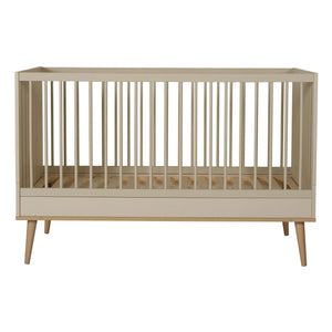 Quax - Flow Eiche Babybett 70 x 140 cm | Clay