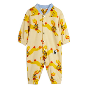Mini Rodini - Bio-Baumwoll-Hasen-Overall | Gelb