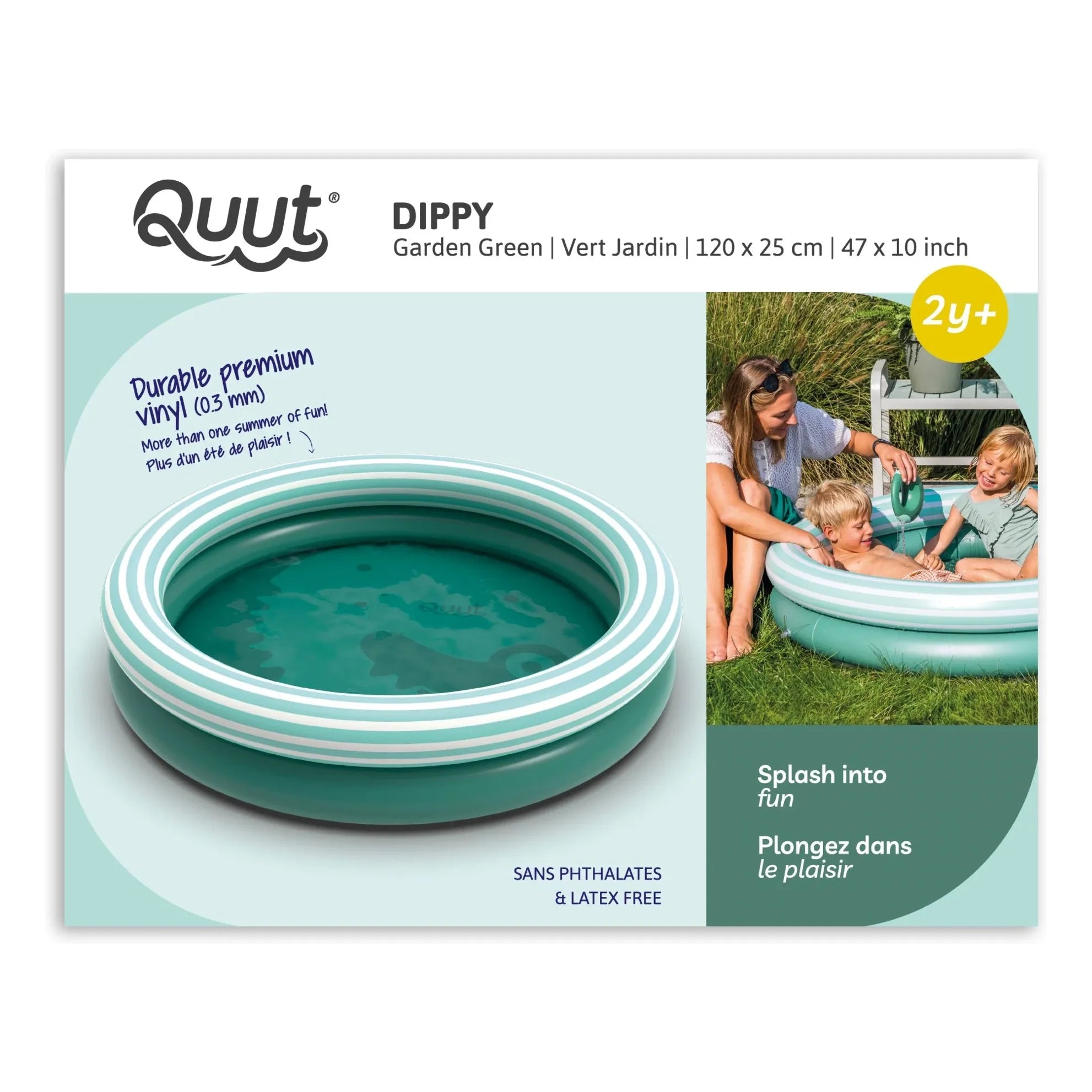 Quut - Piscina inflable Dippy | Verde