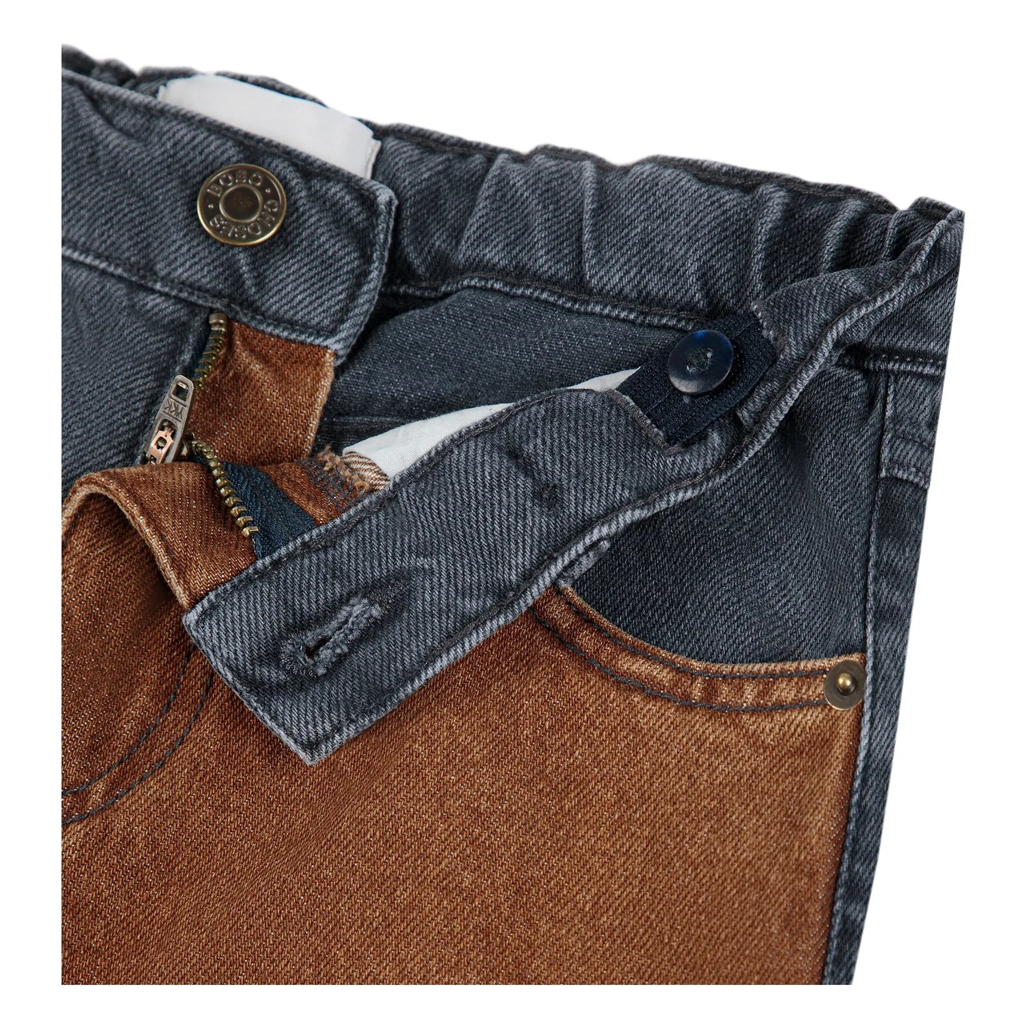 Bobo Choses - Organic cotton yoke jeans | Gray
