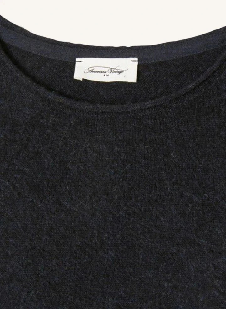 American Vintage - Ducksbay Wool and Cashmere Sweater | Navy