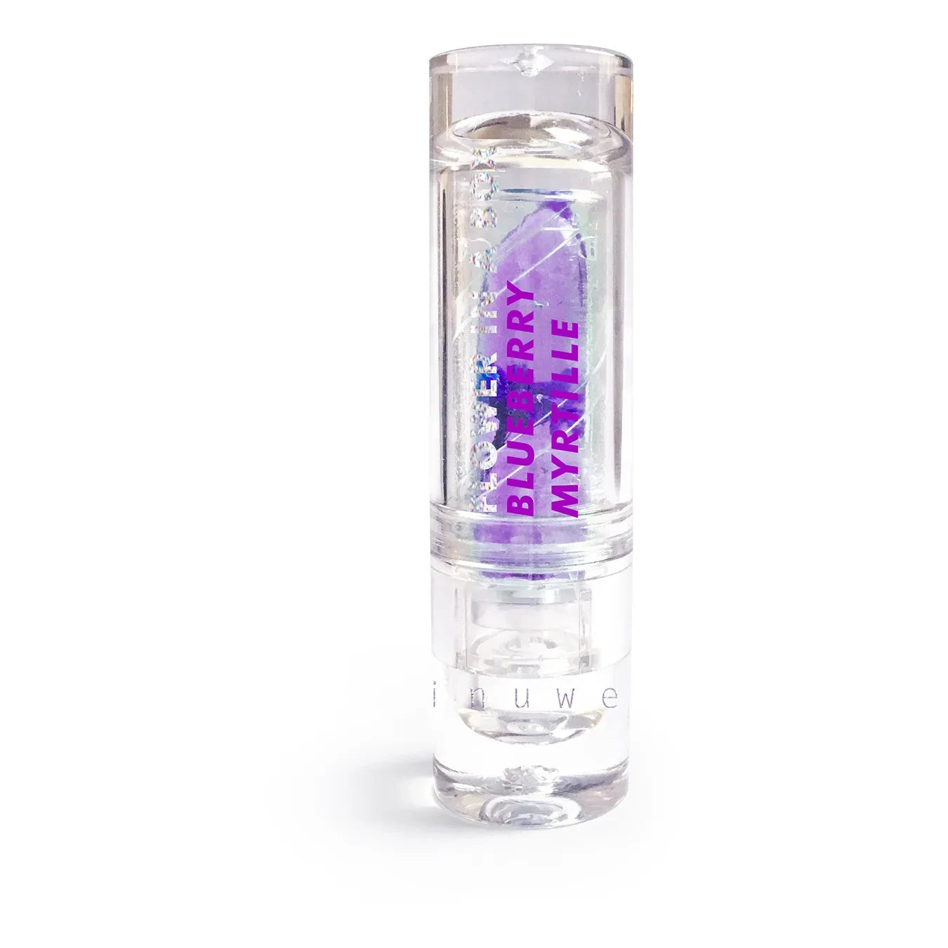 Inuwet - Pintalabios Blueberry con flores en el estuche - 3,5 g | Morado