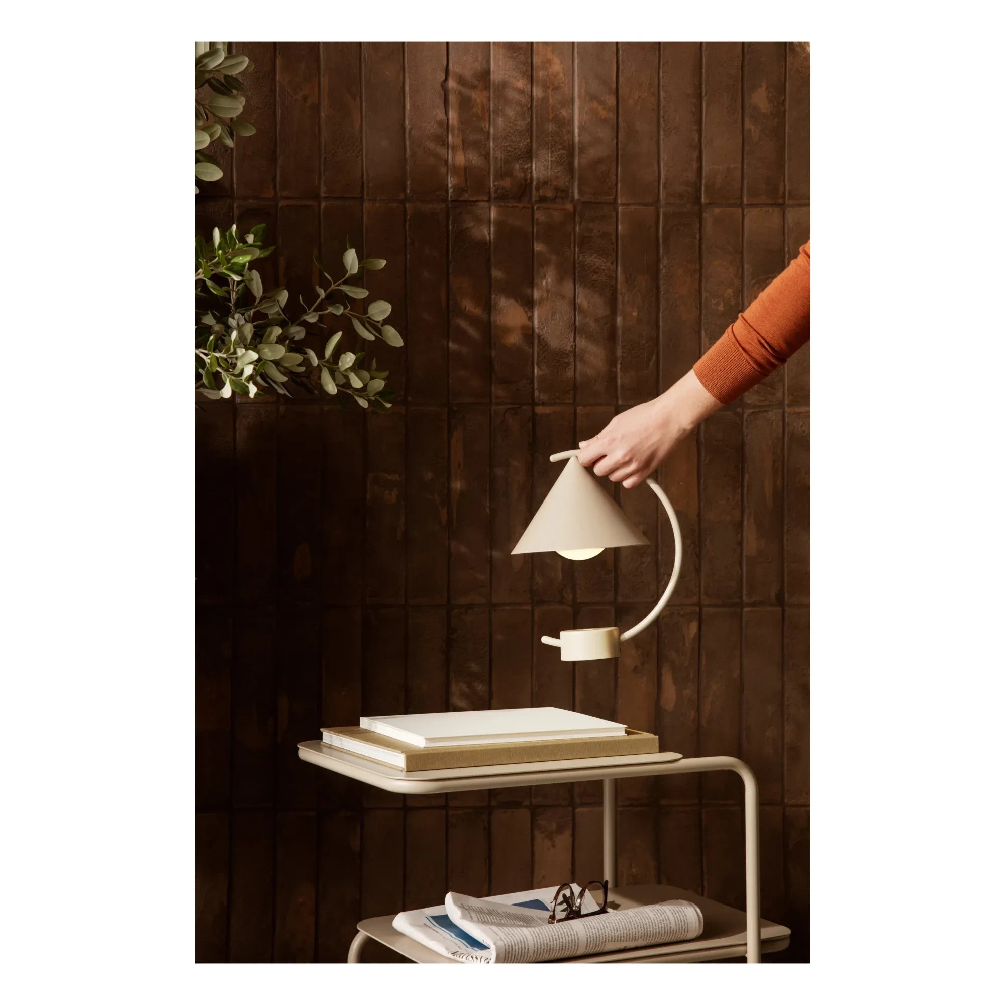 Ferm Living - Level Outdoor Side Table | Cream