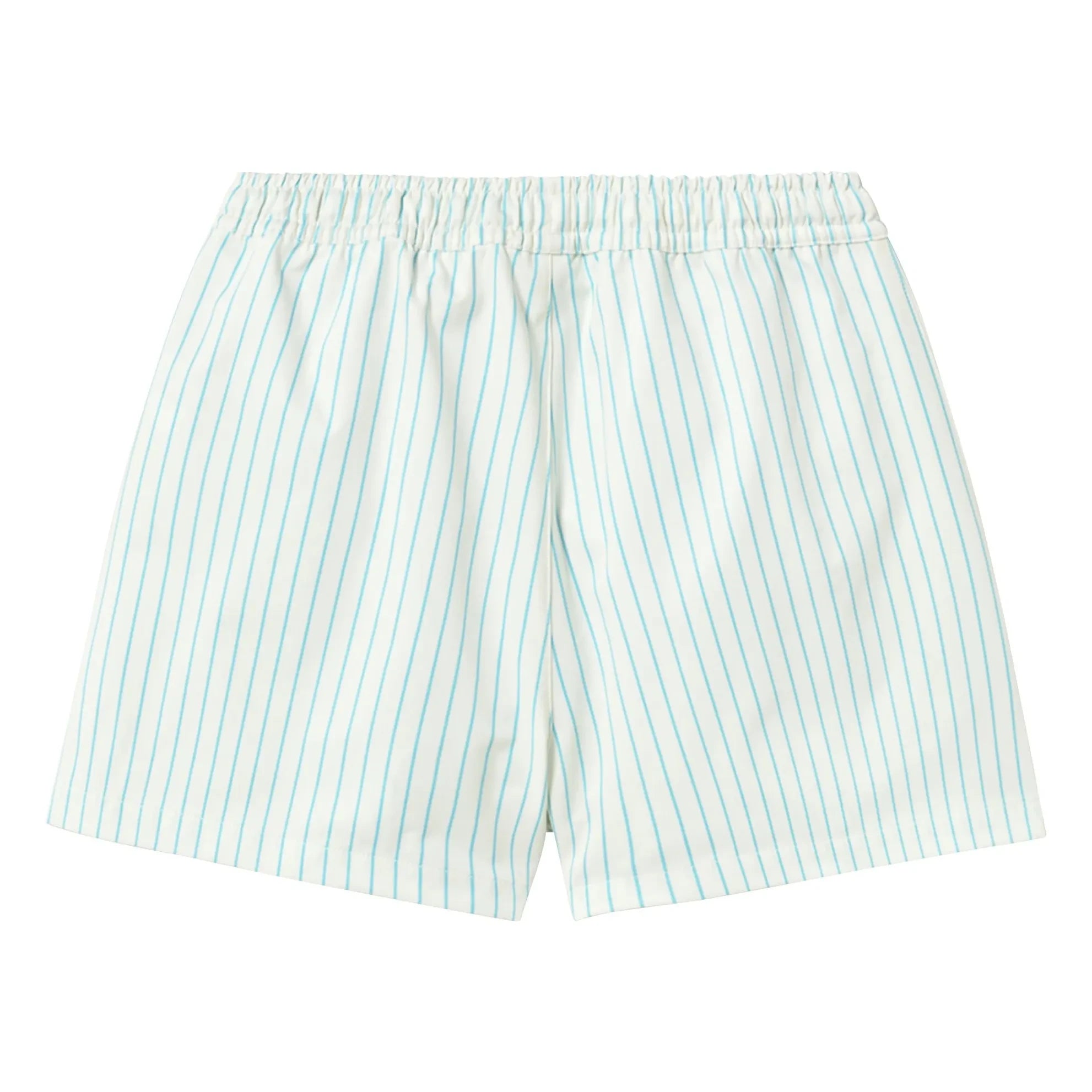 Tinycottons - Gestreifte Badeshorts | Hellblau