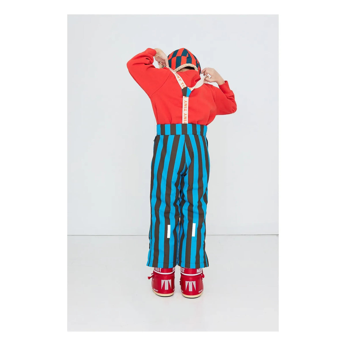 Tinycottons - Striped Ski Pants | Blue