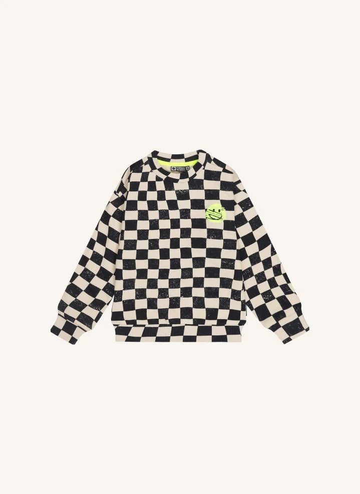 Tumble N'Dry - Ripley Ekose Organik Pamuklu Sweatshirt | Lacivert