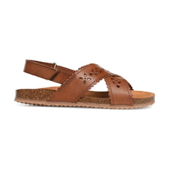 Pèpè - Two Con Me - Sandalias con tiras cruzadas perforadas | Caramelo