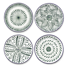 Serax - Baazar Speiseteller, Waww La Table - 4er Set | Grün
