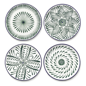 Serax - Baazar Speiseteller, Waww La Table - 4er Set | Grün