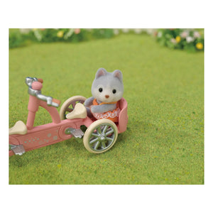 Sylvanian Families - Husky siblings and tandem