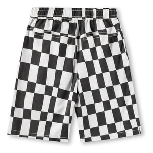 Molo - Pantalones cortos de algodón orgánico Arrow Damier | Negro
