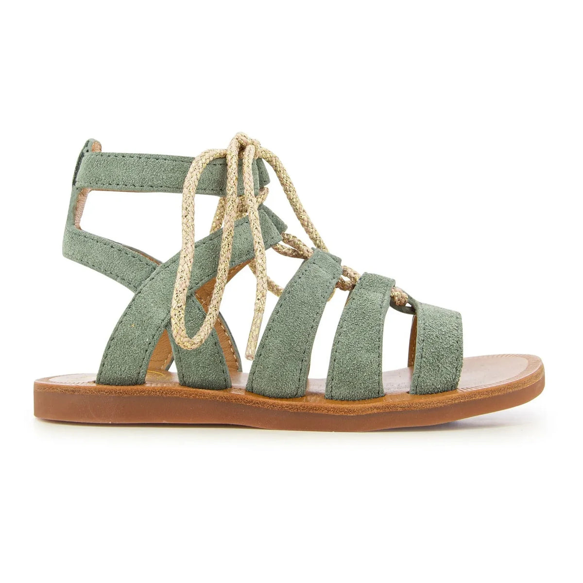 Sandalias Pom d'Api - Plagette Guily con correas | Gris