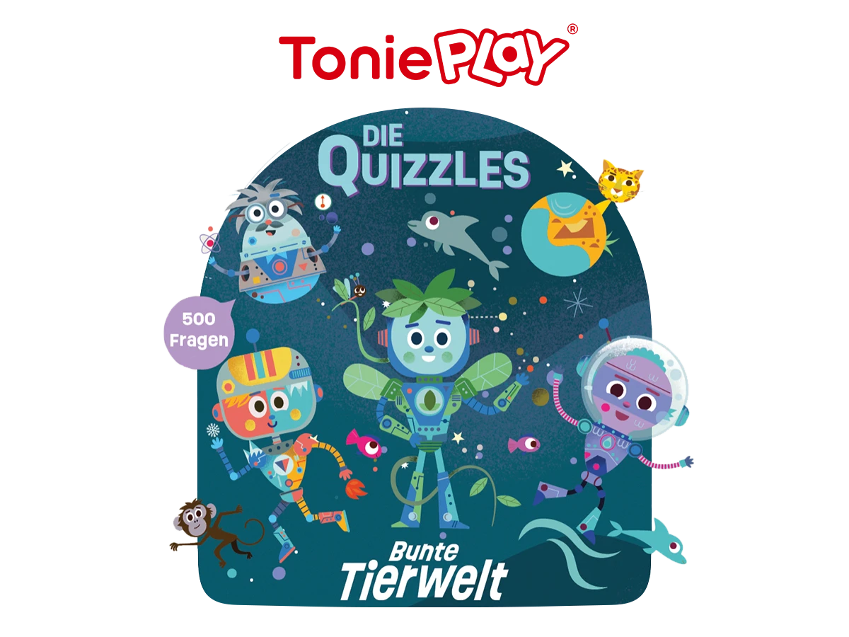 Tonies - Almanca Die Quizzles: Renkli Hayvan Dünyası - Tonieplay