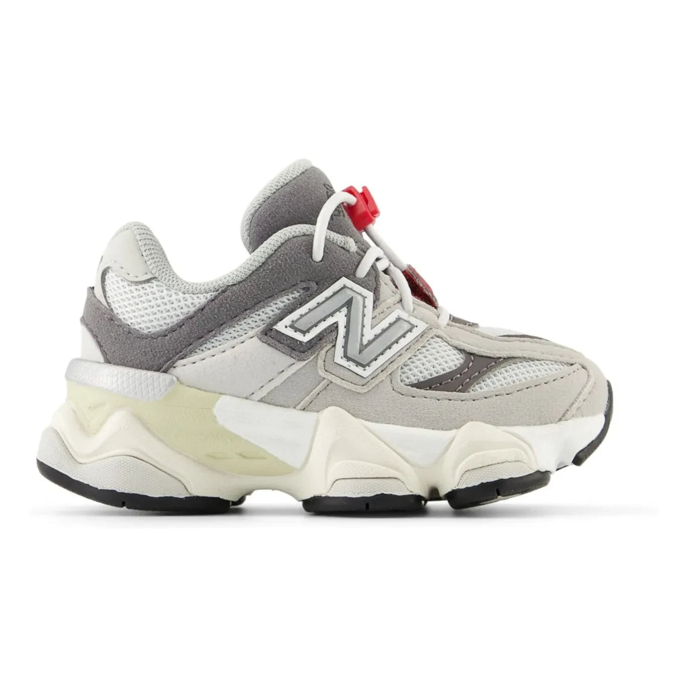 New Balance - Lastikli Dantelli Spor Ayakkabılar 9060 | Gri