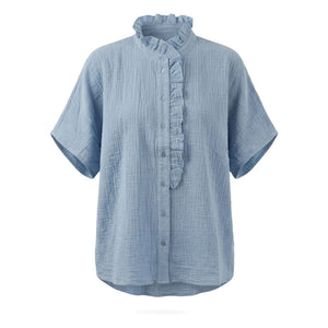 Hod - Camisa de Algodón Natasha | Azul