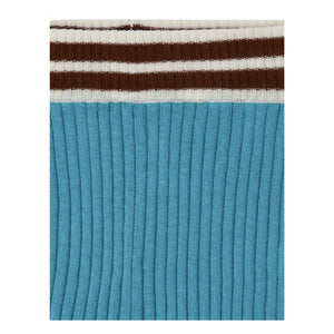FUB - Gerippte Shorts aus Bio-Baumwollstrick | Azurblau