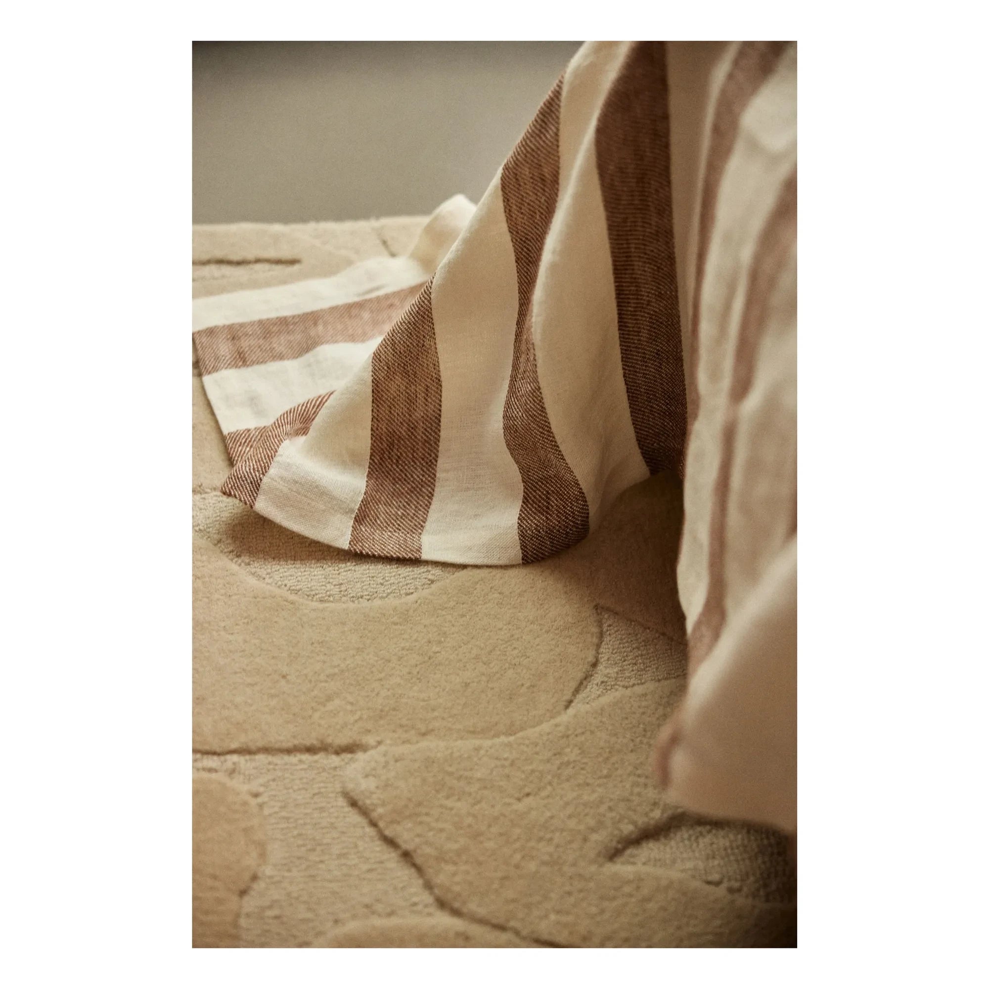 Gabrielle Paris - Bastide Linen Bedspread | Terracotta