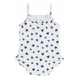 Petit Bateau - Corazones Mayo | Blanco