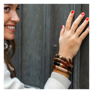Parabaya - Moca 2 Armband | Braun